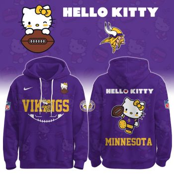 Minnesota Vikings Special Hello Kitty Limited Edition Hoodie BKH1553