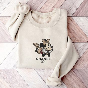 Minnie Mouse Chanel Embroidered Sweatshirt EBS2002