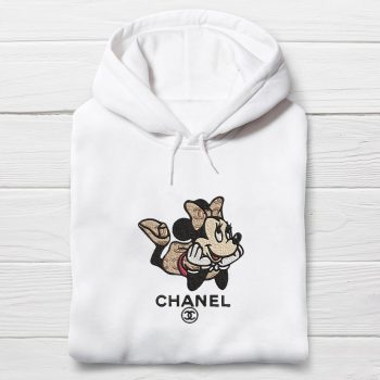 Minnie Mouse Chanel Embroidered Unisex Hoodie EBH2002