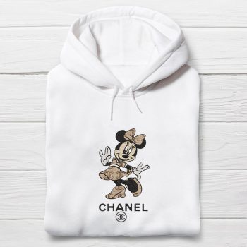 Minnie Mouse Chanel Embroidered Unisex Hoodie EBH2006