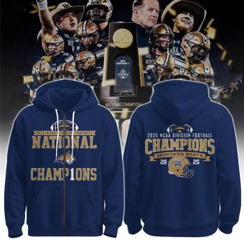 Montana State Bobcats 2026 FCS Champions Zip Hoodie Limited Edition BKH1050