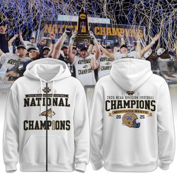 Montana State Bobcats 2026 FCS Champions Zip Hoodie Limited Edition BKH1059