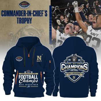 Navy Midshipmen Champions Blue Hoodie BKH1304
