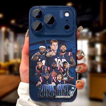 New England Patriots 2025 AFC Champions Phone Case  CHAMP202609