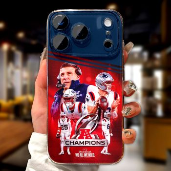 New England Patriots 2025 AFC Champions Phone Case  CHAMP202613