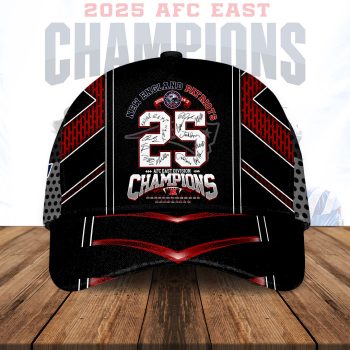 New England Patriots 2025 AFC East Champions Classic Cap  CHAMP202621