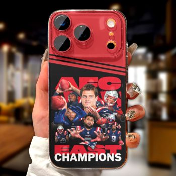New England Patriots 2025 AFC East Champions Phone Case  CHAMP202631