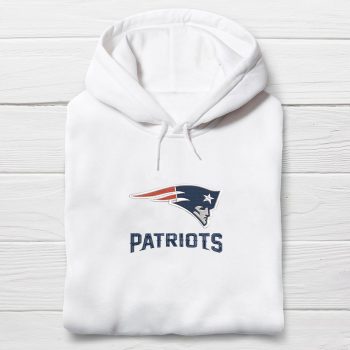 New England Patriots Logo Embroidered Unisex Hoodie EBH2232