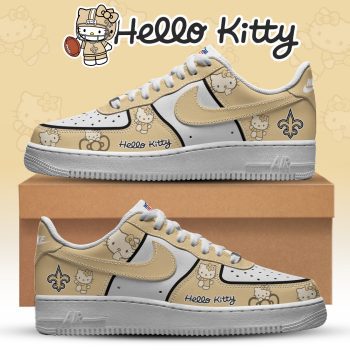 New Orleans Saints x Hello Kitty Air Force 1 Sneakers Limited Edition