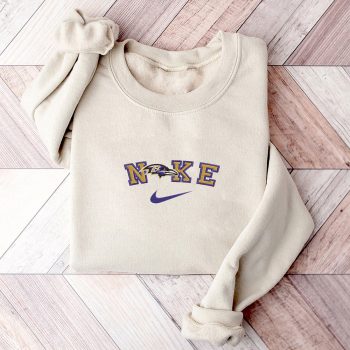 Nike Baltimore Ravens Logo Embroidered Sweatshirt EBS2250