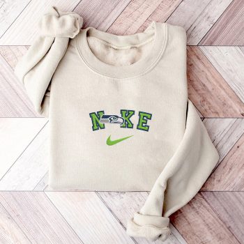 Nike Seattle Seahawks Logo Embroidered Sweatshirt EBS2251