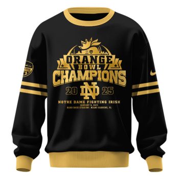 Notre Dame Fighting Irish NCAA Orange Bowl Champions Performance Unisex Sweatshirt 2025