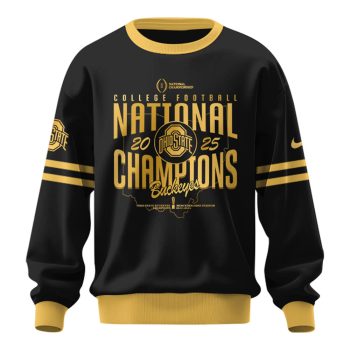 Ohio State Buckeyes NCAA National Champions 2025 Performance Unisex Sweatshirt College Football