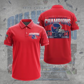 Ole Miss Rebels Football Polo Shirt CNR1114