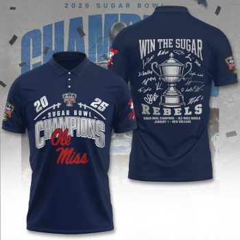 Ole Miss Rebels Football Polo Shirt CNR1132