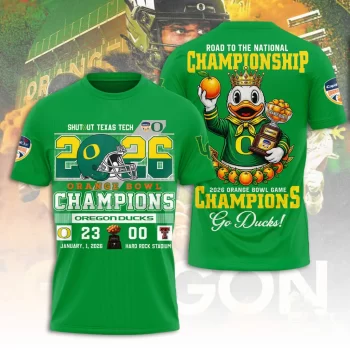 Oregon Ducks Football Unisex Performance Tee CHAMP2043