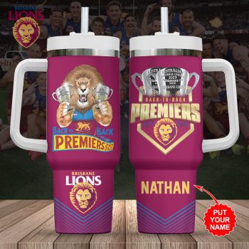Personalized Brisbane Lions Premiers 2025 40oz Stanley Tumbler STL1046