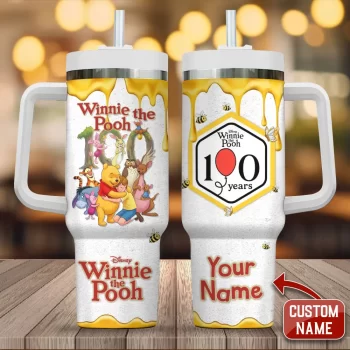 Personalized Winnie-the-Pooh 100th Anniversary 40oz Stanley Tumbler STL1015