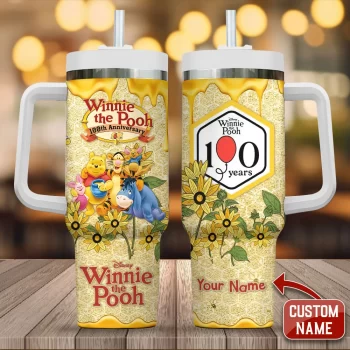 Personalized Winnie-the-Pooh 100th Anniversary 40oz Stanley Tumbler STL1018