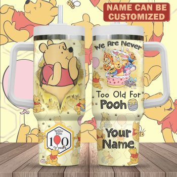 Personalized Winnie-the-Pooh 100th Anniversary 40oz Stanley Tumbler STL1023