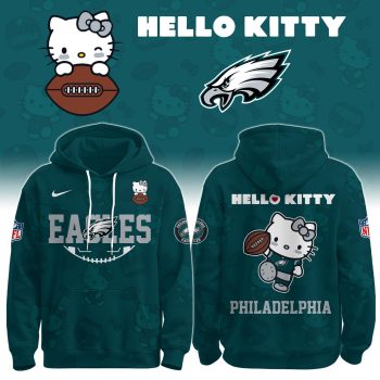 Philadelphia Eagles Special Hello Kitty Limited Edition Hoodie BKH1549