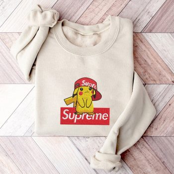 Pikachu Supreme Embroidered Sweatshirt EBS2270