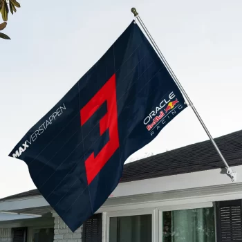 Red Bull Racing x Max Verstappen 3D Double-side House Flag CNR1074