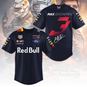 Red Bull Racing x Max Verstappen Baseball Jersey CNR1068