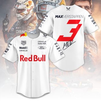 Red Bull Racing x Max Verstappen Baseball Jersey CNR1071