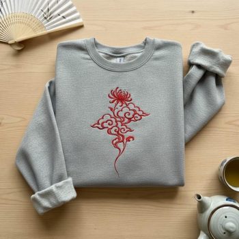 Japanese Zen Floral Botanical Crewneck