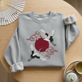Asian Zen Style Minimalist Bird Art Gift