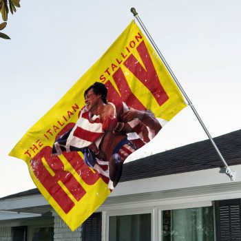 Rocky 3D Double-side House Flag CNR1010