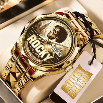 Rocky Balboa 50th Anniversary Alloy Luxury Quartz Watch CNR1056