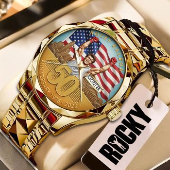 Rocky Balboa 50th Anniversary Alloy Luxury Quartz Watch CNR1088