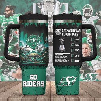 Saskatchewan Roughriders 40oz Stanley Tumbler - GNE4756 STL1042
