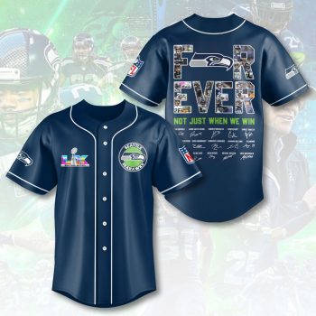 Seattle Seahawks 2025/26 NFC Champions Baseball Jersey SPBLX202612