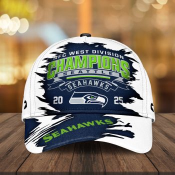 Seattle Seahawks 2025/26 NFC West Champions Classic Cap SPBLX202716