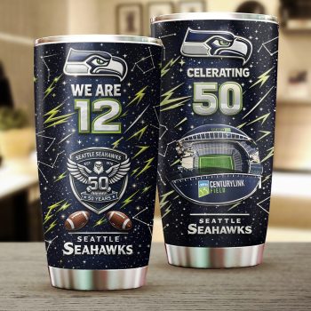 Seattle Seahawks 50th Anniversary Tumbler Cup SPBLX202676