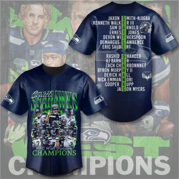 Seattle Seahawks Baseball Jersey SPBLX202664