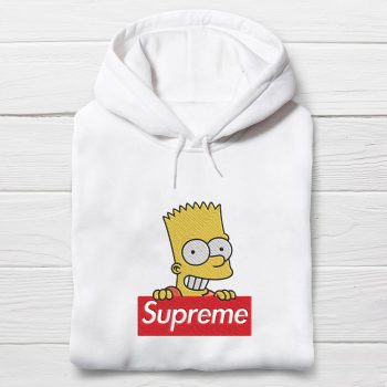 Simpson Supreme Embroidered Unisex Hoodie EBH2258
