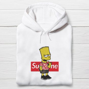 Simpson Supreme Embroidered Unisex Hoodie EBH2260