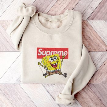 Spongebob Squarepants Supreme Embroidered Sweatshirt EBS2261