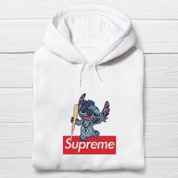 Stitch Supreme Embroidered Unisex Hoodie EBH2268