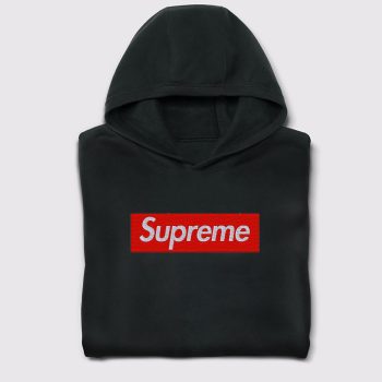 Supreme Logo Embroidered Unisex Hoodie EBH2277