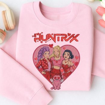 Valentine Huntrix Embroidered Sweatshirt