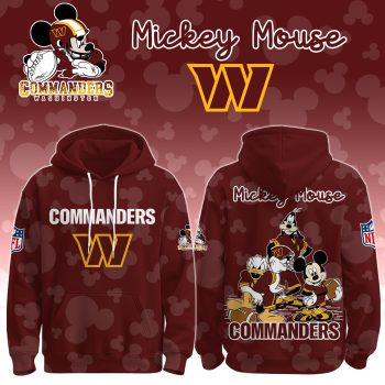 Washington Commanders x Mickey Mouse Limited Edition Hoodie BKH1394