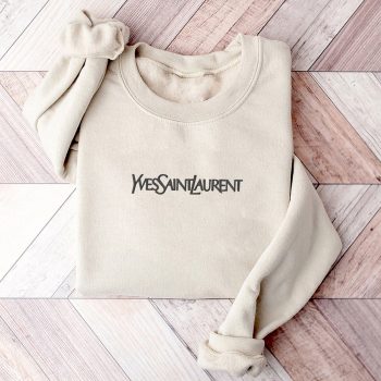 Yves Saint Laurent Logo Embroidered Sweatshirt EBS2283