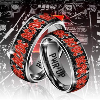 AC/DC Custom Alloy Ring SNT1088