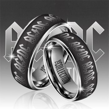 AC/DC Custom Alloy Ring SNT1090