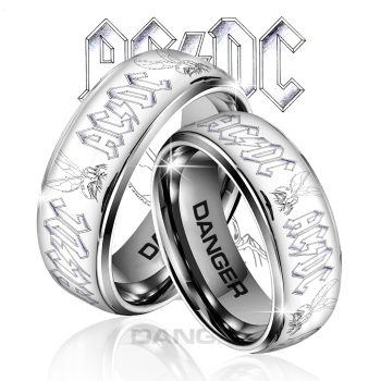 AC/DC Custom Alloy Ring SNT1106